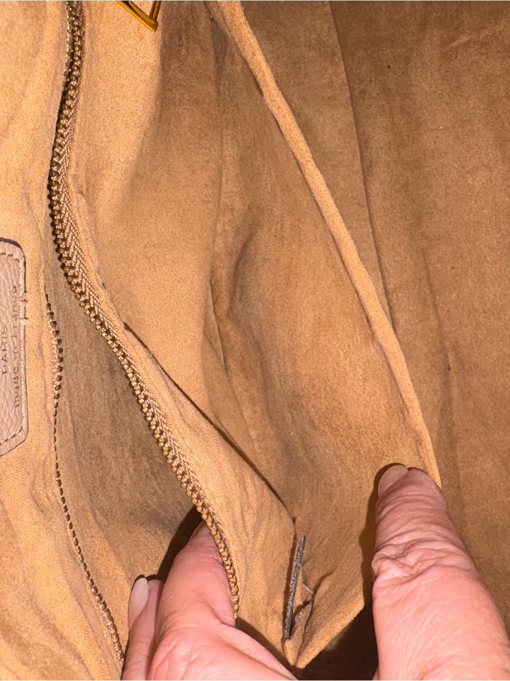 Taupe Luxury Shoulder Bag - Picture 8 of 16